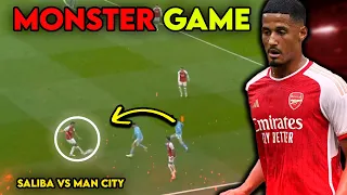 How Arsenal's William Saliba DESTROYED Man City