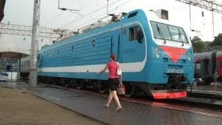 Прибытие ЭП1М-638 с поездом №121 Владикавказ — Санкт-Петербург