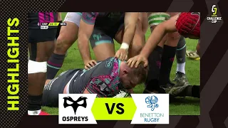 Instant Highlights - Ospreys v Benetton Rugby Round 1  |  EPCR Challenge Cup 2023/24