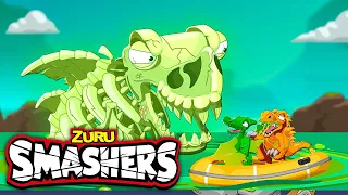 SMASHERS! Shiver Me Sharks + More Kids Cartoons! | Zuru | Smashers World | Animated Stories