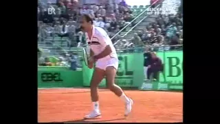 Mansour Bahrami vs. Boris Becker : "SABM", double tweener, funny points