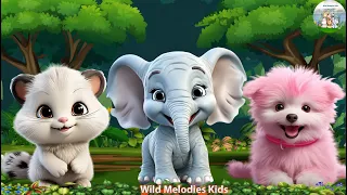 Cute Little Farm Animal Sounds: Elephants, Dogs, Cats - Music For Relax