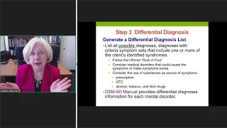 Margaret Bloom, PhD on DSM-5® Differential Diagnosis