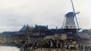 Van Harderwijk naar Urk in 1926 in kleur! A boat trip from Harderwijk to Urk (NL) in 1926 in color!