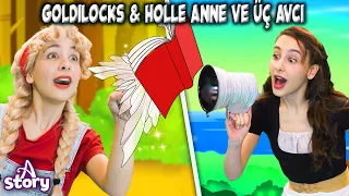 Goldilocks ve Gizemli Kitap & Holle Anne ve Üç Avcı | Türkçe Masallar Hikayeler | A Story Turkish