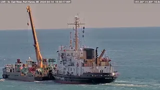 USCGC Bristol Bay, St. Clair River, April 14, 2024