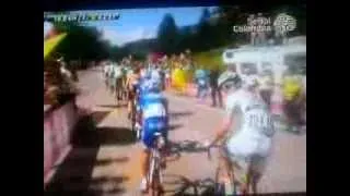 TOUR DE FRANCIA  ETAPA 20  ULTIMOS  10 KM  NAIRO QUINTANA