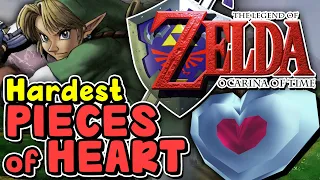 Determining the HARDEST Heart Pieces in The Legend of Zelda: Ocarina of Time