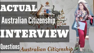 Actual Australian Citizenship Interview 2024 + documents to bring explained