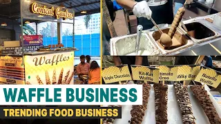 High Profitable Food Business Idea | Indian Street Food | Waffle Business Startup Idea