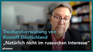 Frank Umbach (Experte für Energiesicherheit) zur Treuhandverwaltung von Rosneft Deutschland