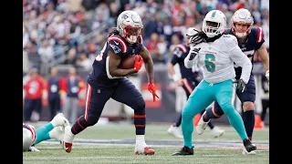 Rhamondre Stevenson - Highlights - New England Patriots vs Miami Dolphins - NFL Week 17 2022