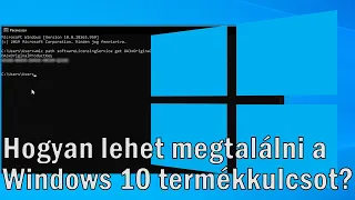 Hogyan lehet megtalálni a Windows 10 termékkulcsot?