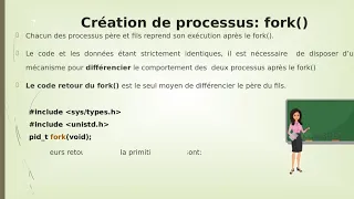 presentation de creation de processus