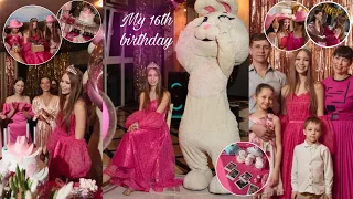 как прошел мой 16 день рождения sweet 16 розовая вечеринка