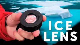 I Made a Lens with an Iceberg