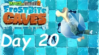 PvZ 2 Frostbite Caves - Day 20 Full Game Walkthrough