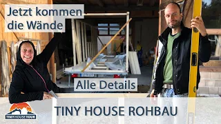 Tiny House Wände – Unser Bau mit allen Details und Hintergründen | TINY HOUSE TOUR