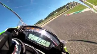 New Ninja ZX-10R Top speed, handling, fun test @ mugello