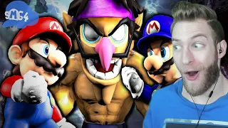 A WALUIGI RAP BATTLE!! Reacting to "SMG4 War of the Fat Italians 2018"