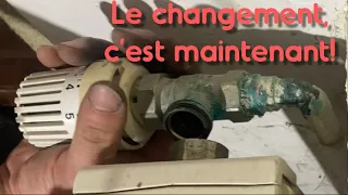 Changer soi-même ses éléments de radiateur/chauffage à eau: vannes, tête thermostatique, purgeur etc