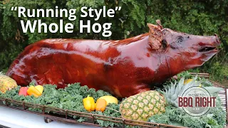 Smoking a "Running Style" Whole Hog