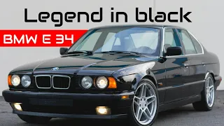 BMW E34 Legend in black // bmw 5 series// БМВ Е34 Легенда в черном