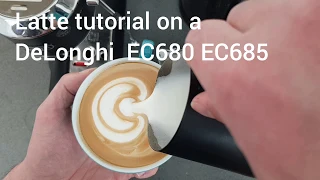 Barista Latte Tutorial DeLonghi EC680 EC685