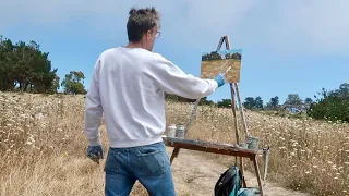 LOOSE and EXPERIMENTAL plein air OIL PAINTING