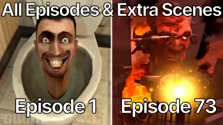 Skibidi Toilet 1 - 73 (Part 2) All Episodes & Extra Scenes (60 FPS)