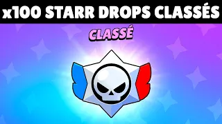 OPENING DE 100 STARR DROP CLASSÉS sur BRAWL STARS (ça donne quoi ?)