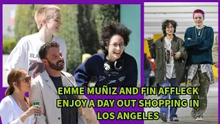 EMME MUÑIZ AND FIN AFFLECK ENJOY A DAY OUT SHOPPING IN LOS ANGELES