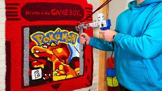 ASMR Rug Tufting | Pokémon Red GameBoy Rug (Start To Finish)