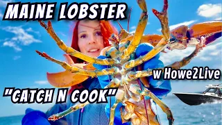 Scout 355LXF Airtime and Epic Maine lobster Catch N Cook episode w H2L Howe2Live