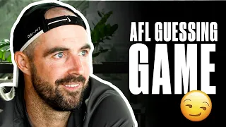 AFL PLAYERS GUESSING GAME | Ft. Tom Mitchell and Steele Sidebottom