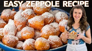 The Easiest Italian DONUTS? Yess!! -  Zeppole Recipe