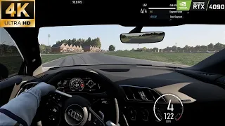 Forza Motorsport PC 2020 Audi r8 V10 performance (OPEN TOUR REWARD CAR) cockpit view 32:9 4k.