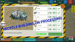 Repair Recycle Building - Junkyard Tycoon Update - Full Cars