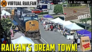 RAILFAN’S DREAM TOWN! VIA & AMTRAK MIDWEST CARS, 2 LTEX ENGINES, WATCH “SPEED DRY” & MORE 6/3&4/23