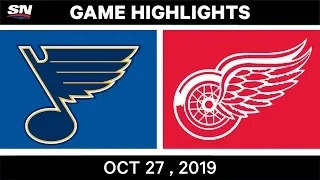 NHL Highlights | Blues vs. Red Wings – Oct. 27, 2019