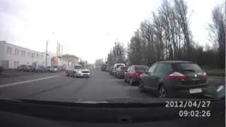 NEW shocking car accident in Russia!!Mitsubishi Lancer crash!!ДТП авари