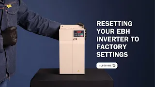 Resetting Your EBH Inverter To Factory Settings