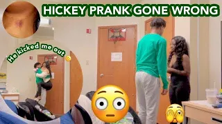 HICKEY PRANK ON BOYFRIEND *he left me* 😔