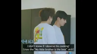 Taehyung made jungkook cook for him🤭😁 In the Soop 2 #taekook #cute #shorts