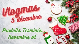 🎄Vlogmas 5 : Produits Terminés Novembre 2023 (partie 1)🎁 #vlogmas #produitsterminés #concours