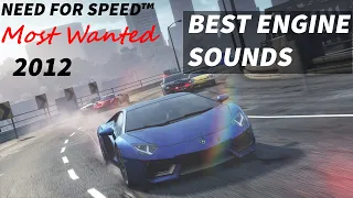 Best Sounding Cars in Need for Speed™ Most Wanted 2012 Game|V10|V8|W16|V12| Compilation