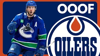 Edmonton Oilers CHOKE JOB Game 1 vs Vancouver Canucks