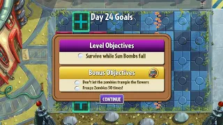 PvZ 2, Penny's Pursuit: Event 12, Level 24 (Week 14), Extra Hot (3 Chilies), All Objectives