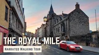 The Royal Mile, Edinburgh (Part 2) | 4K Narrated Walking Tour | Let's Walk 2022
