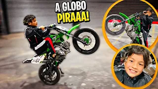 O MENOR DE 10 ANOS ROUBOU A CENA NAS MANOBRAS DE MINI MOTO ! (Impressionante)😨